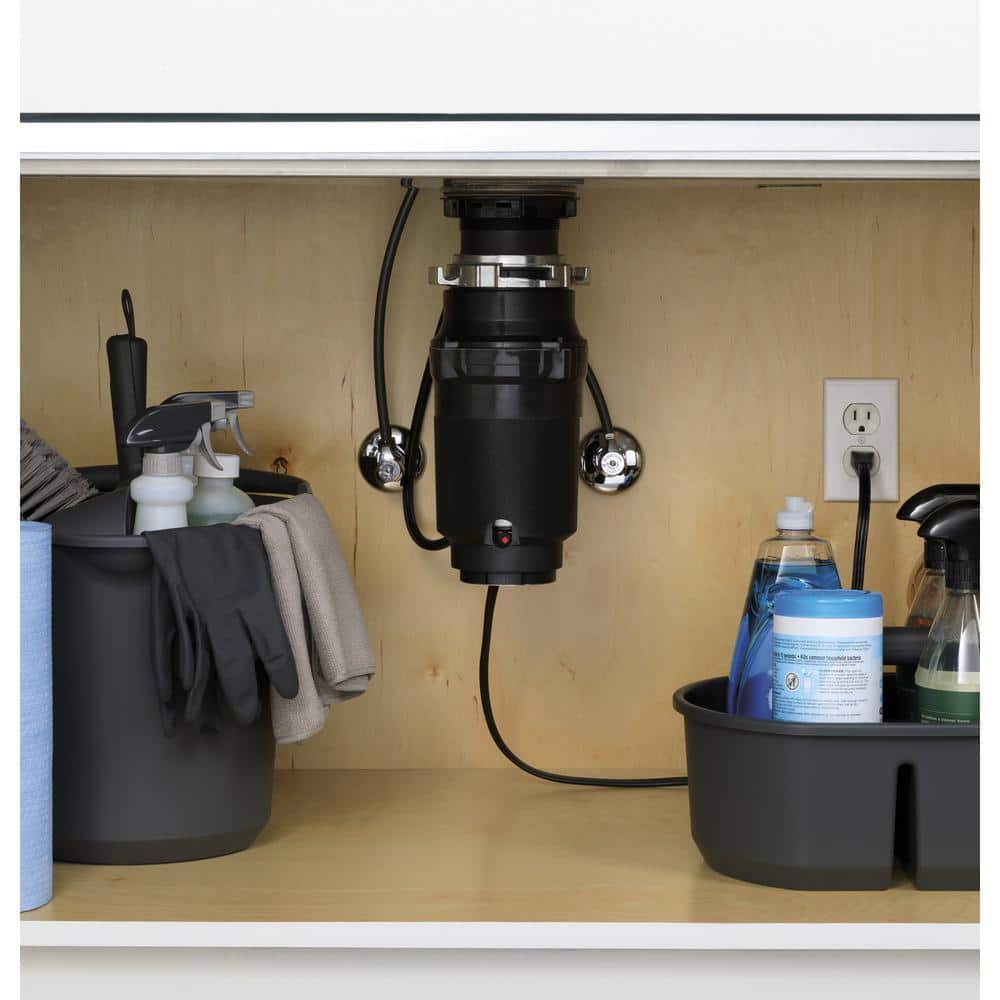 GE 1/2 HP Continuous Feed Garbage Disposal with Stainless Steel Components