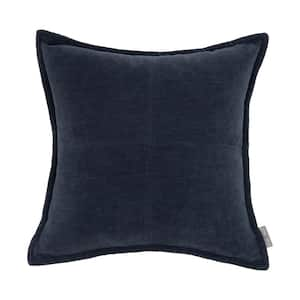 Navy blue velvet outlet pillows