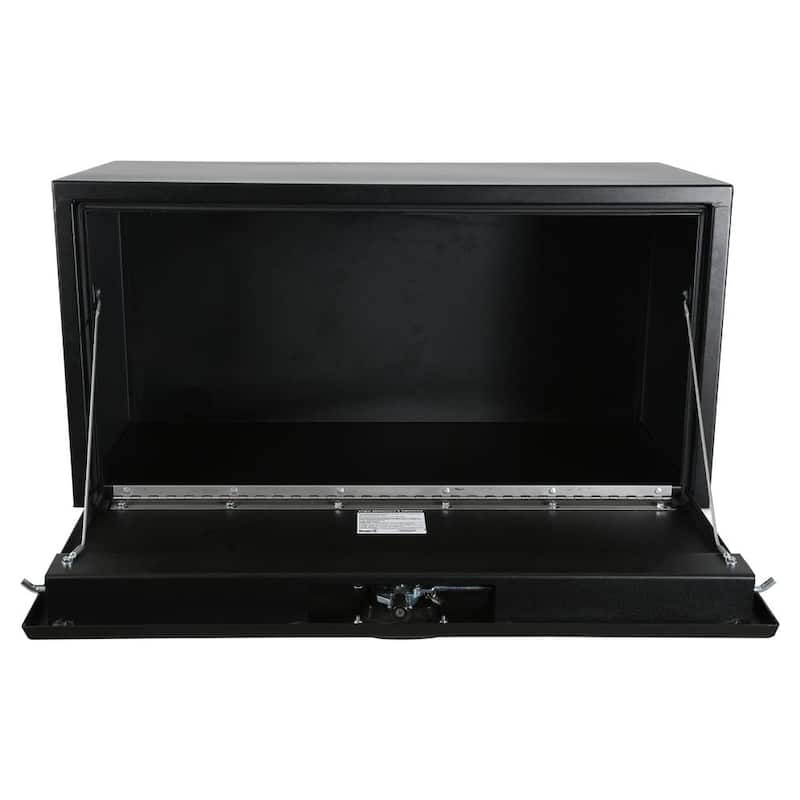 18 in. x 18 in. x 36 in. Matte Black Textured Steel Underbody Truck Tool Box