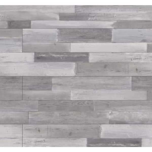 A&A Surfaces Take Home Sample - Aubrey Hoffman Gray Click Lock Waterproof Luxury Vinyl Plank Flooring