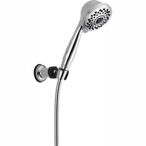 7-Spray Patterns 1.75 GPM 3.81 in. Wall Mount Handheld Shower Head in Chrome