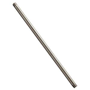 1/2 in. x 4 ft. Brass IPS Pipe Nipple, Polished Nickel