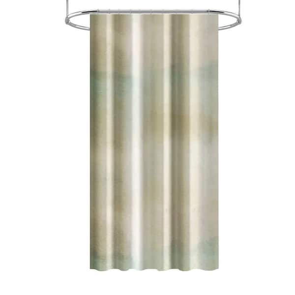 72 in. x 72 in. Multi Color Polyester Shower Curtain