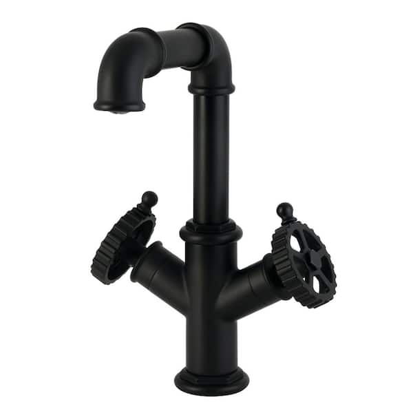 Fuller Single-Hole 2-Handle Bathroom Faucet in Matte Black