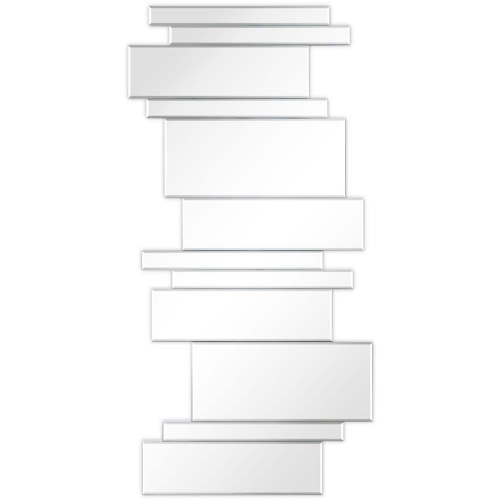 Empire Art Direct 24 in. W. x 48 in. H Rectangular Silver