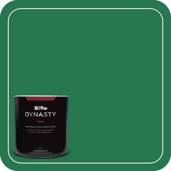 BEHR DYNASTY 1 qt. #460B-7 Pine Grove Matte Interior Stain-Blocking Paint and Primer