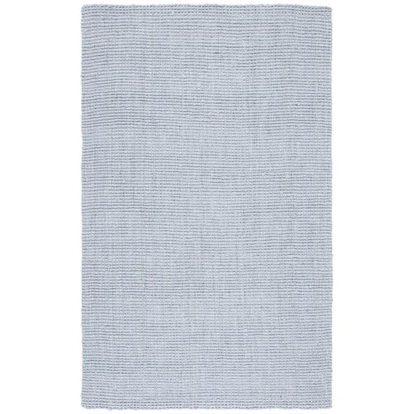 SAFAVIEH Natural Fiber Light Gray 5 ft. x 8 ft. Woven Border Area Rug