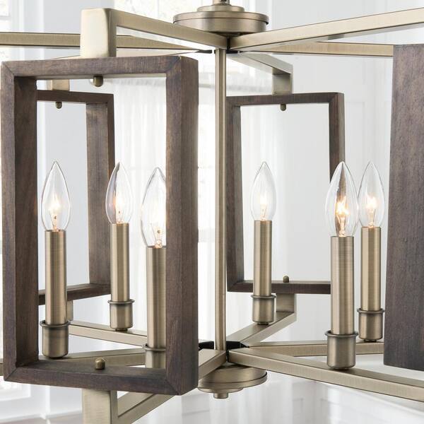 Home Decorators Collection Zurich 6-Light Soft Gold Chandelier