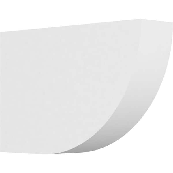 Ekena Millwork 3 in. x 8 in. x 12 in. Standard Durham Architectural Grade PVC Rafter Tail Brace