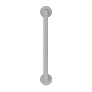 36 in. Contractor Antimicrobial Vinyl Coated Grab Bar in Light Gray