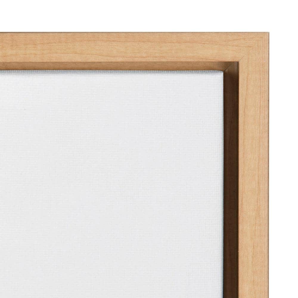 Sylvie East Beach Coastal Landscape Canvas with Polystyrene Frame
