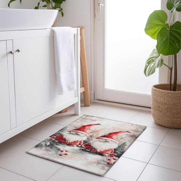 Chantille Machine Washable Indoor/Outdoor Abstract ACN1808 Ivory 2 ft. x 3 ft. Accent Rug