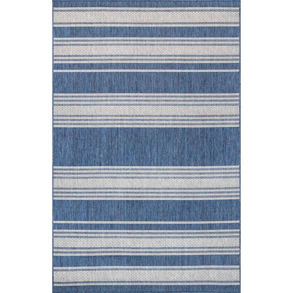 Nuloom Montana Striped Blue 8 Ft X 10, 7 X 10 Rugs Under 1000