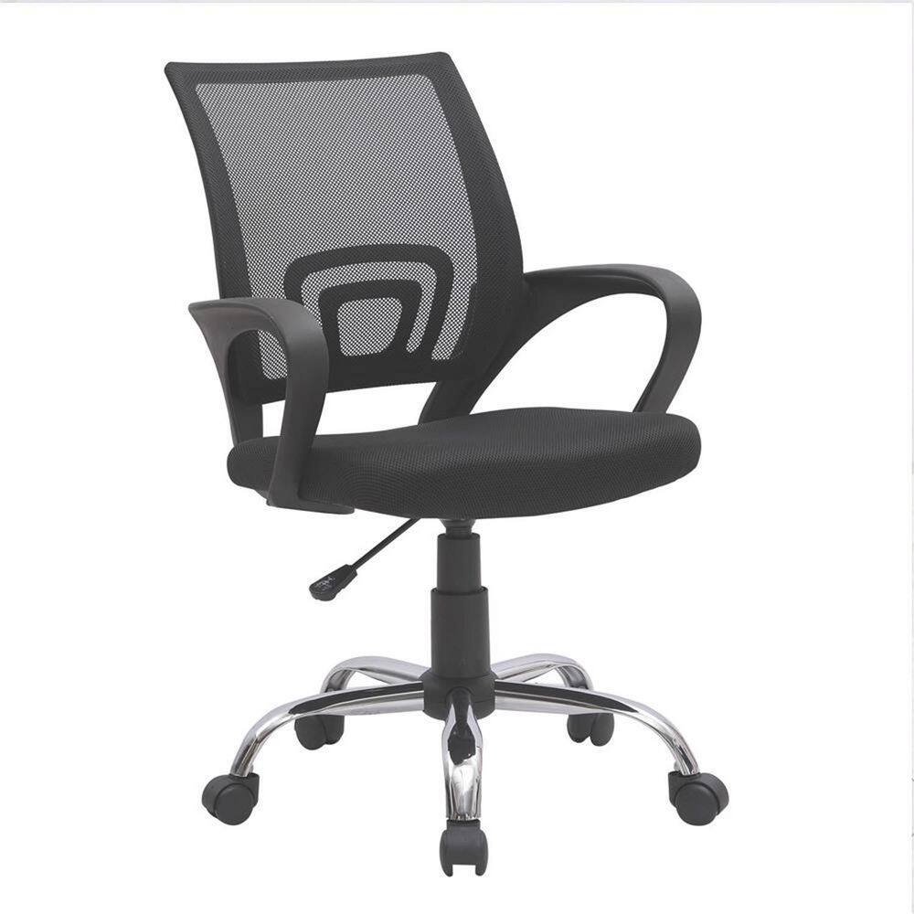Executive Office Mesh Mid-Back Swivel Chair with Armrest, Lumbar Support in Height Adjustable - Thumbnail 5