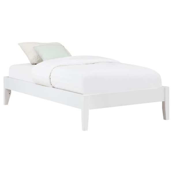 Coaster Hounslow White Wood Frame Full Platform Bed
