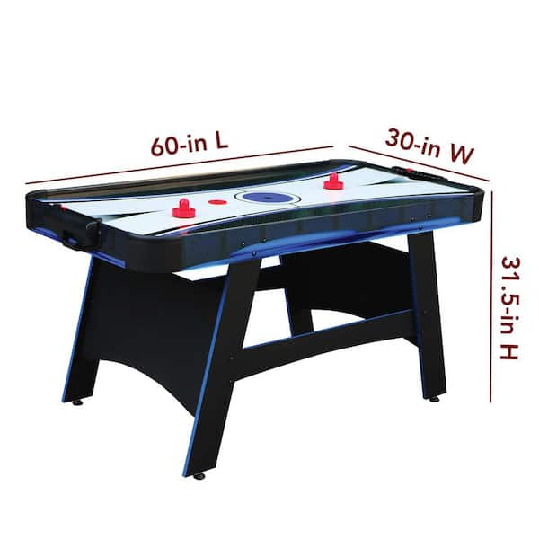 Hathaway Hat Trick 4 ft. Air Hockey Table BG1015H - The Home Depot