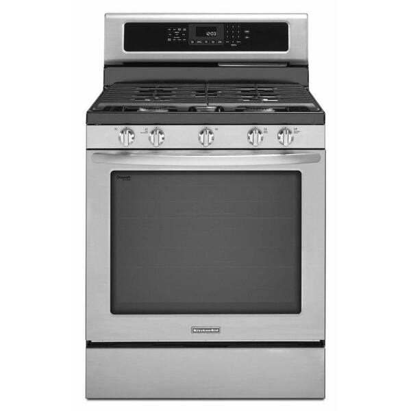 KitchenAid Architect Series II 5.8 cu. ft. Gas Range with Self-Cleaning Convection Oven in Stainless Steel