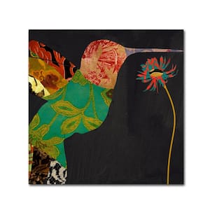 14 in. x 14 in. "Hummingbird Brocade IV" by Color Bakery Printed Canvas Wall Art