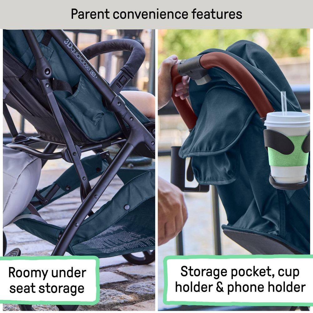 3Dquickclose CS  Compact Fold Stroller-Blue