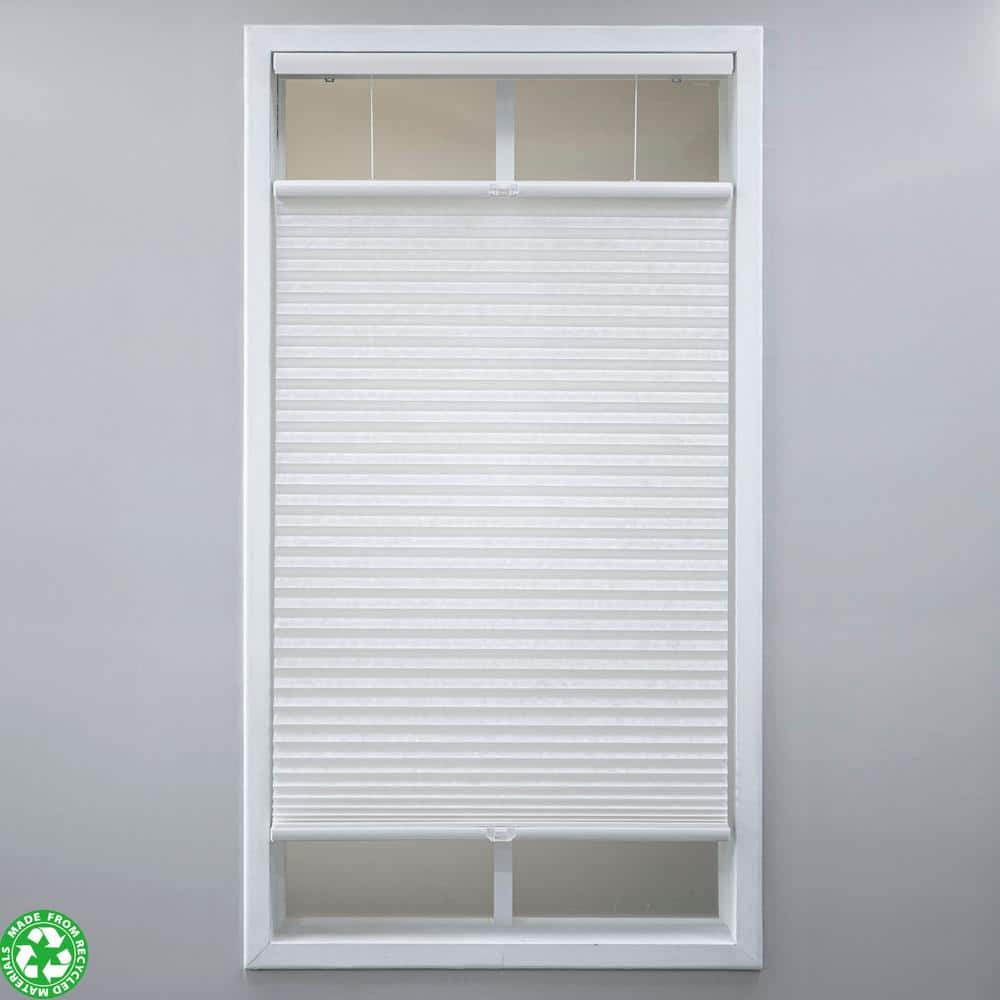 Reviews for Eclipse White Cordless Light Filtering Polyester Top Down Bottom Up Cellular Shades