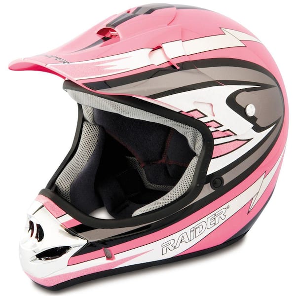 Raider 2X-Large Adult Pink MX 3 Helmet