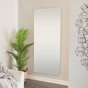 71 in. x 32 in. Rectangle Frameless Silver Wall Mirror