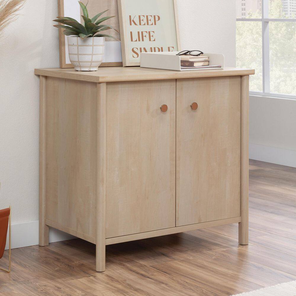 Natural Maple Adjustable Shelf Office Storage Cabinet