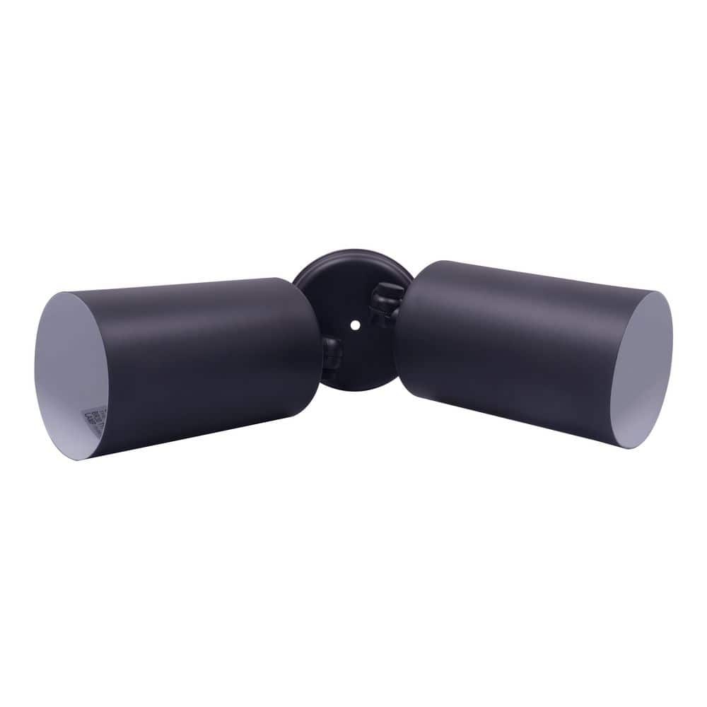 Black Double Cylinder Adjustable Security Flood Light