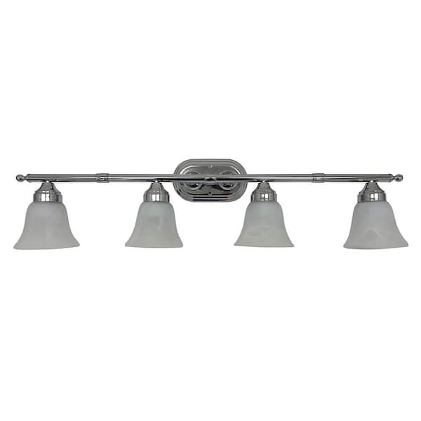 Unbranded Christina 16 in. 4-Light Chrome Vanity Light