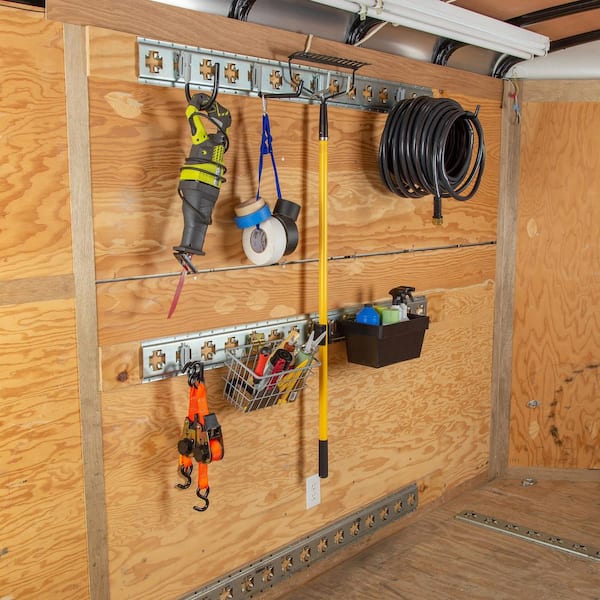 E-Track Wall Mounted Storage Bins