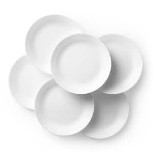 Winter Frost White 10.25 in. Dinner Plates (6-Pack)