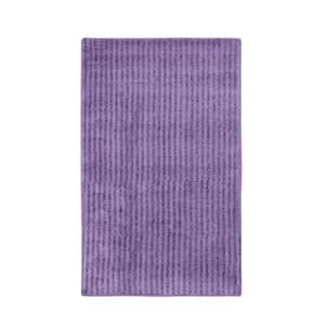 Sheridan Purple 30 in. x 50 in. Washable Bathroom Accent Rug