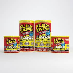 Flex Tape Flood Protection 3.75 in. x 20 ft. (6-Pack) (Yellow)