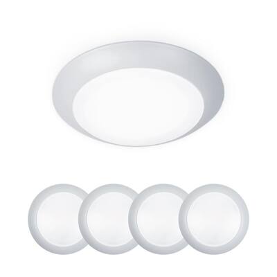 4 pack flush mount lights lighting the home depot