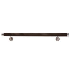 Wood Inox 10 ft. Wenge Wood Handrail Kit