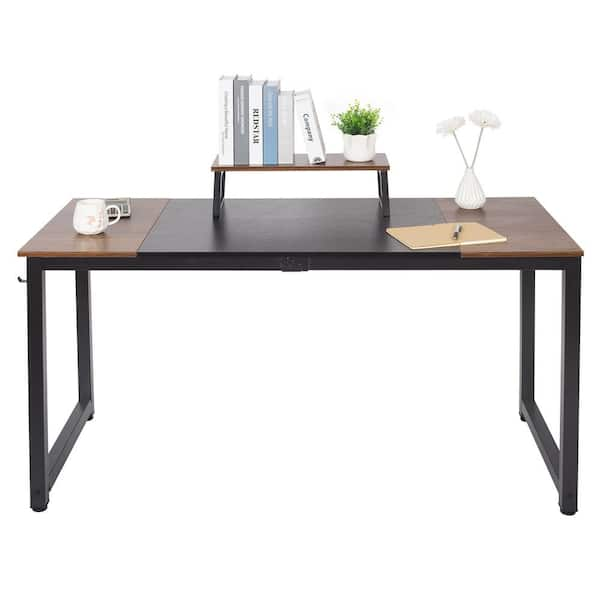 Pro Space 55 In. Computer Desk for Home Office Study Writing Table ...