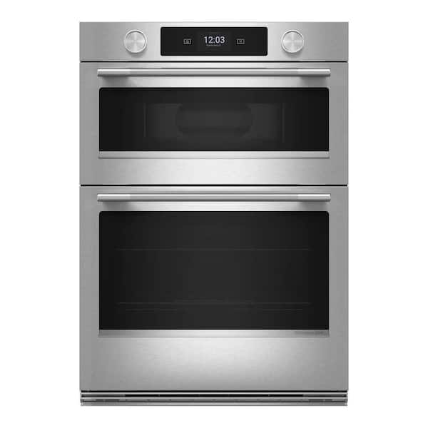 5.0 cu. ft. Smart Electric Wall Oven & Microwave Combo in PrintShield Stainless Steel with Intelligent Cooking Camera