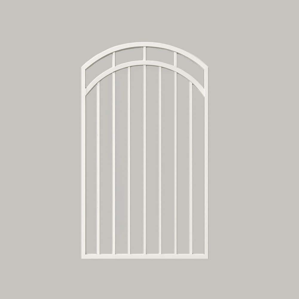 white-nuvo-iron-metal-fence-