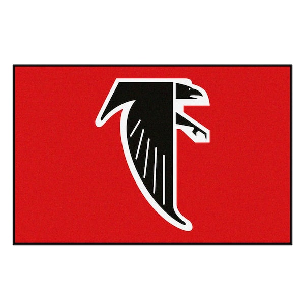 Fanmats Red 3 ft. x 5 ft. Atlanta Falcons Vintage Area Rug