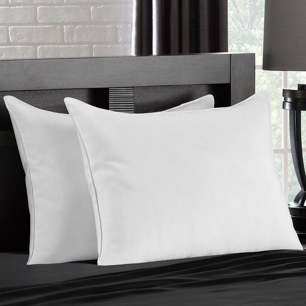 Ella Jayne White Hypoallergenic Down Alternative Queen Pillow Set