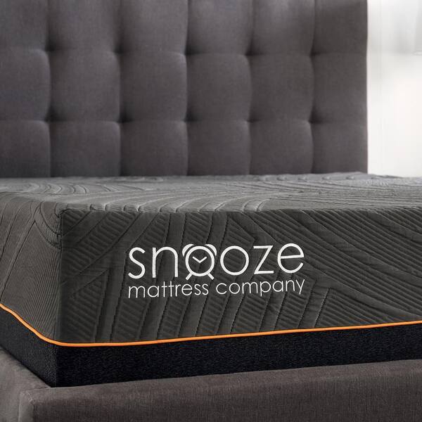 snooze Queen Plush Hybrid Memory Foam and Coil 13 in. Bed-in-a-Box