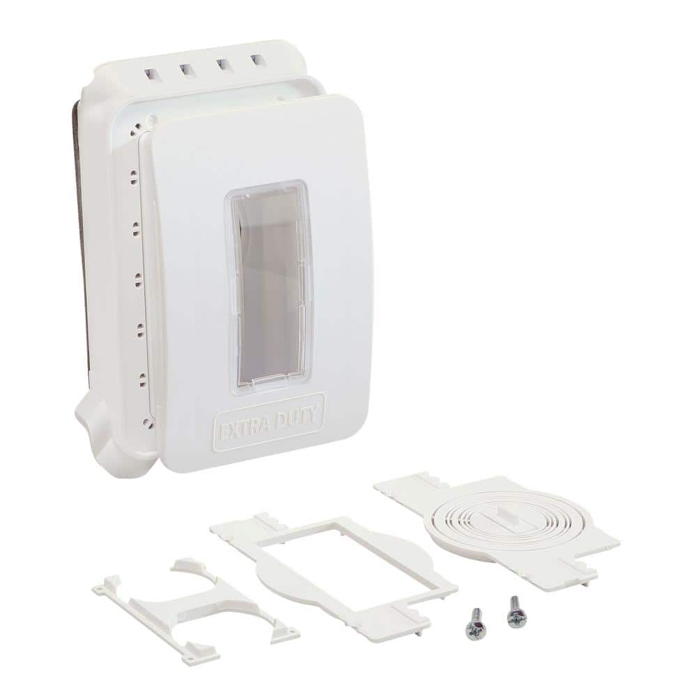 1-Gang Expandable Extra Duty Horizontal/Vertical Non-Metallic Weatherproof 