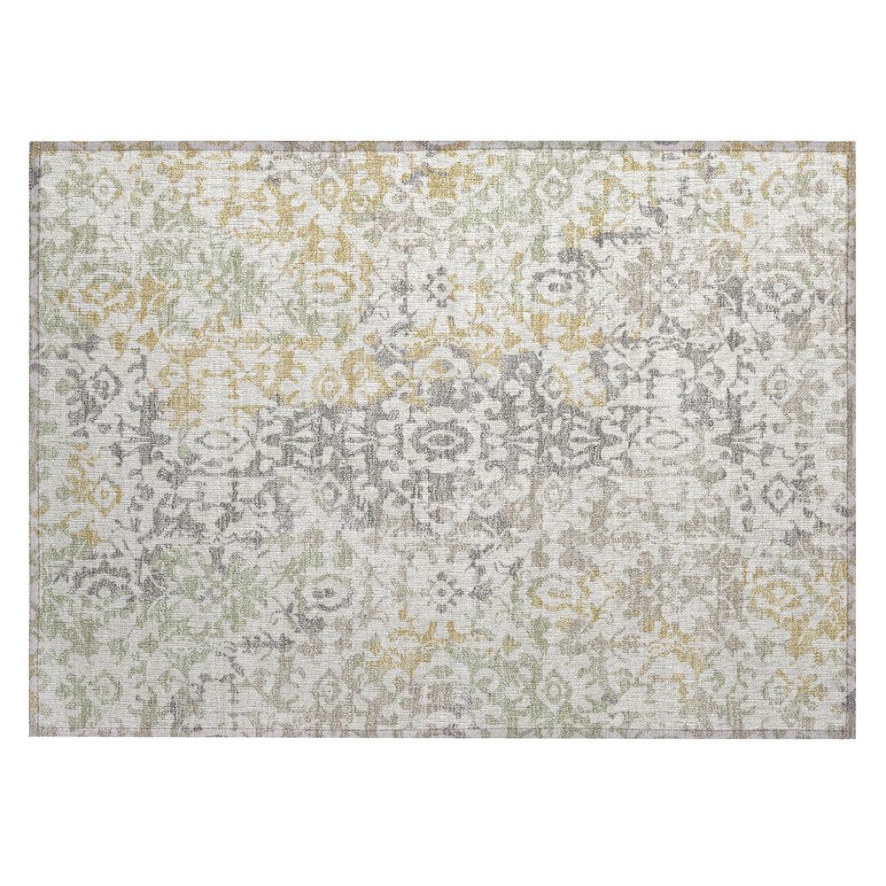 Chantille Machine Washable Indoor/Outdoor Abstract ACN2979 Ivory 3 ft. x 4 ft. Area Rug price history on PriceWatchPro