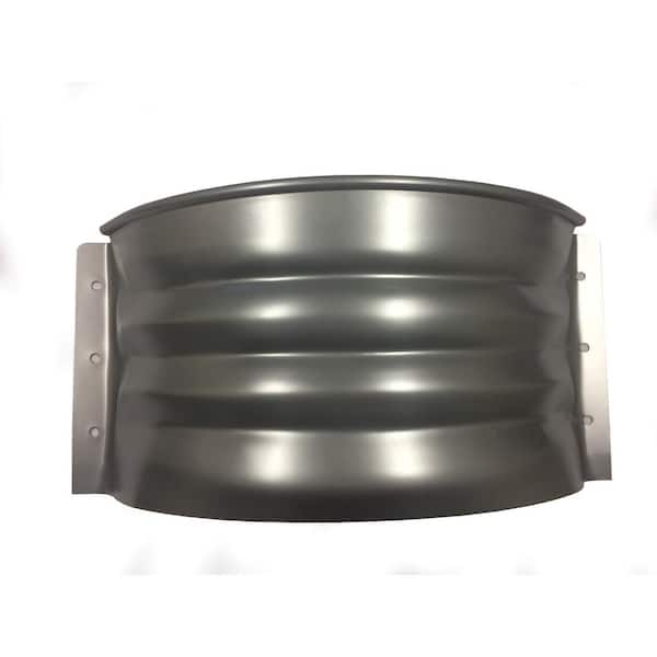 Vestal Manufacturing Vestal 20 in. x 12 in. Galvanized Metal Round Vent Well