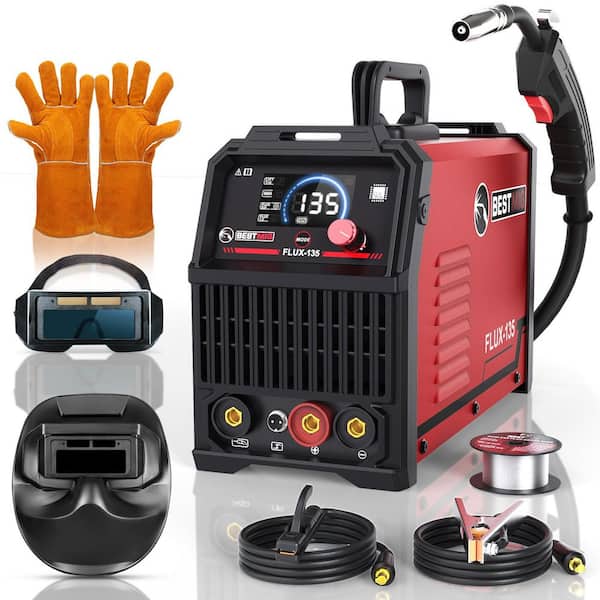 MYWISH 135 Amp 110 Volts Compact 3-in-1 Multi-Process Welder with LED Digital Display