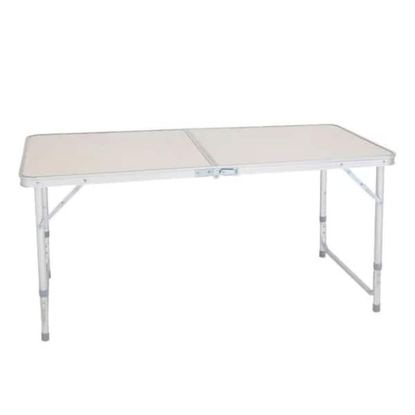 23.62 in. Rectangle Aluminum Folding Picnic Table