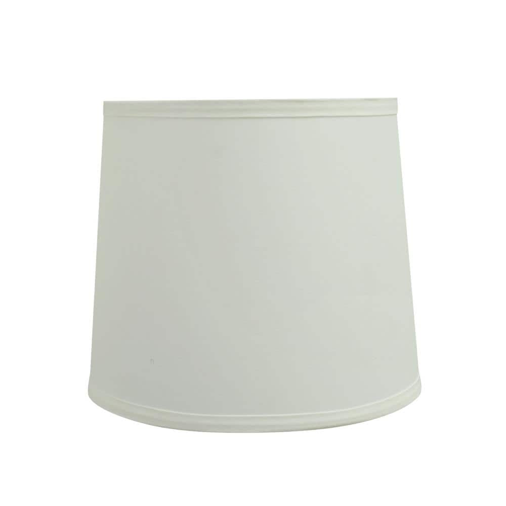 Off-White Tetoron Cotton Empire Lamp Shade, 10.5" Wide