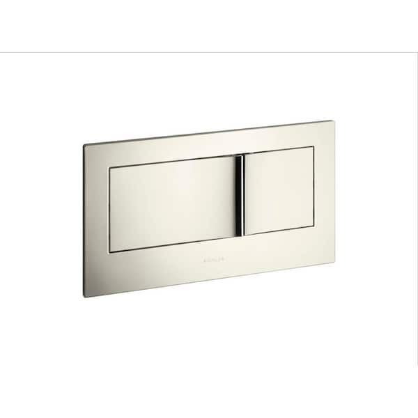 KOHLER Veil Flush Actuator Plate in Polished Nickel