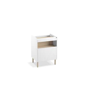 Spacity 23 in. W x 17.4 in. D x 30.9 in. H Bathroom Vanity Cabinet without Top in White