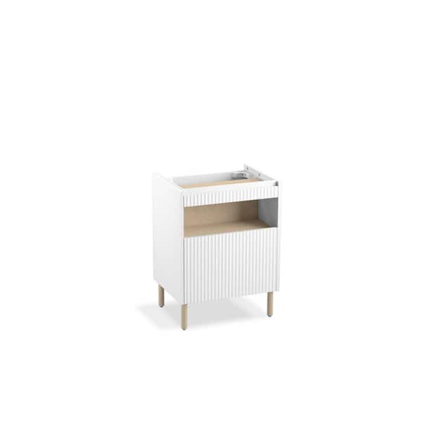 KOHLER Spacity 23 in. W x 17.4 in. D x 30.9 in. H Bathroom Vanity Cabinet without Top in White